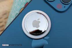 ایرتگ اپل روی آیفون ۱۲ پرو مکس از نمای نزدیک