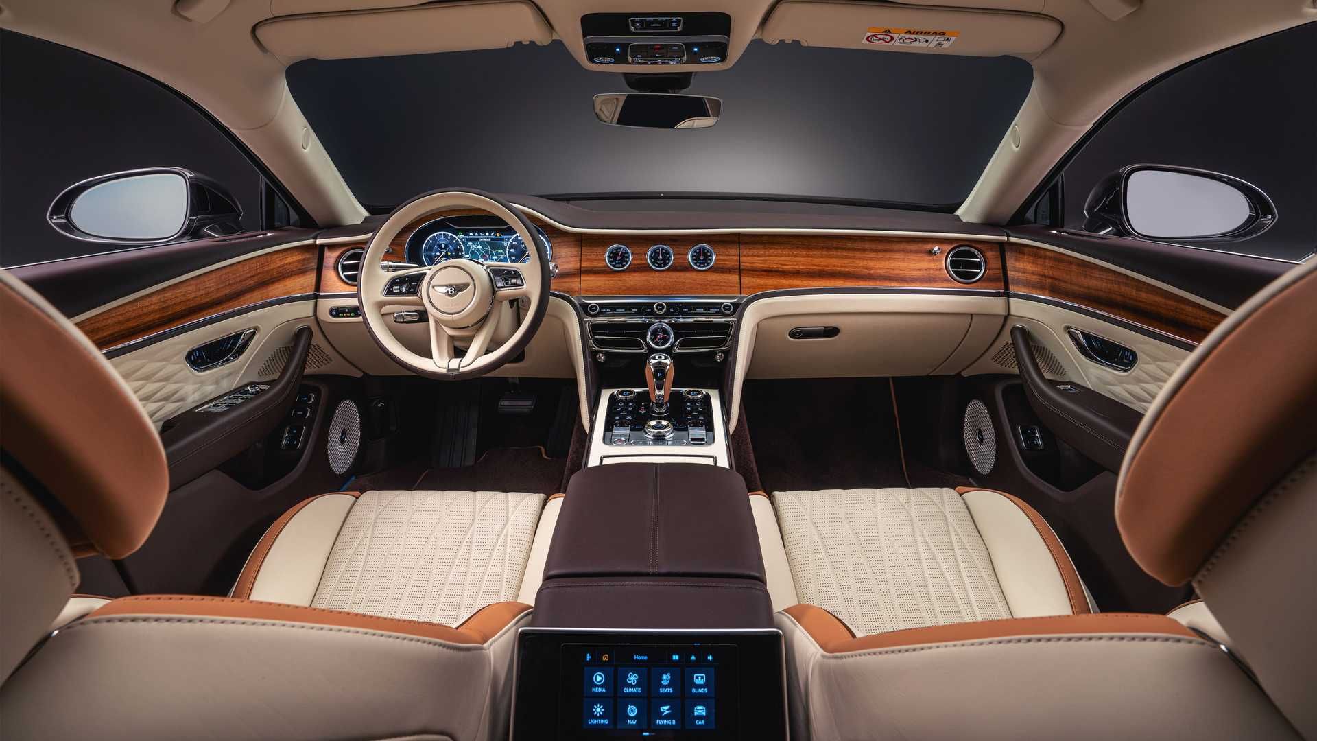 نمای داخلی Bentley Flying Spur Odyssean بنتلی فلاینگ اسپر هیبرید