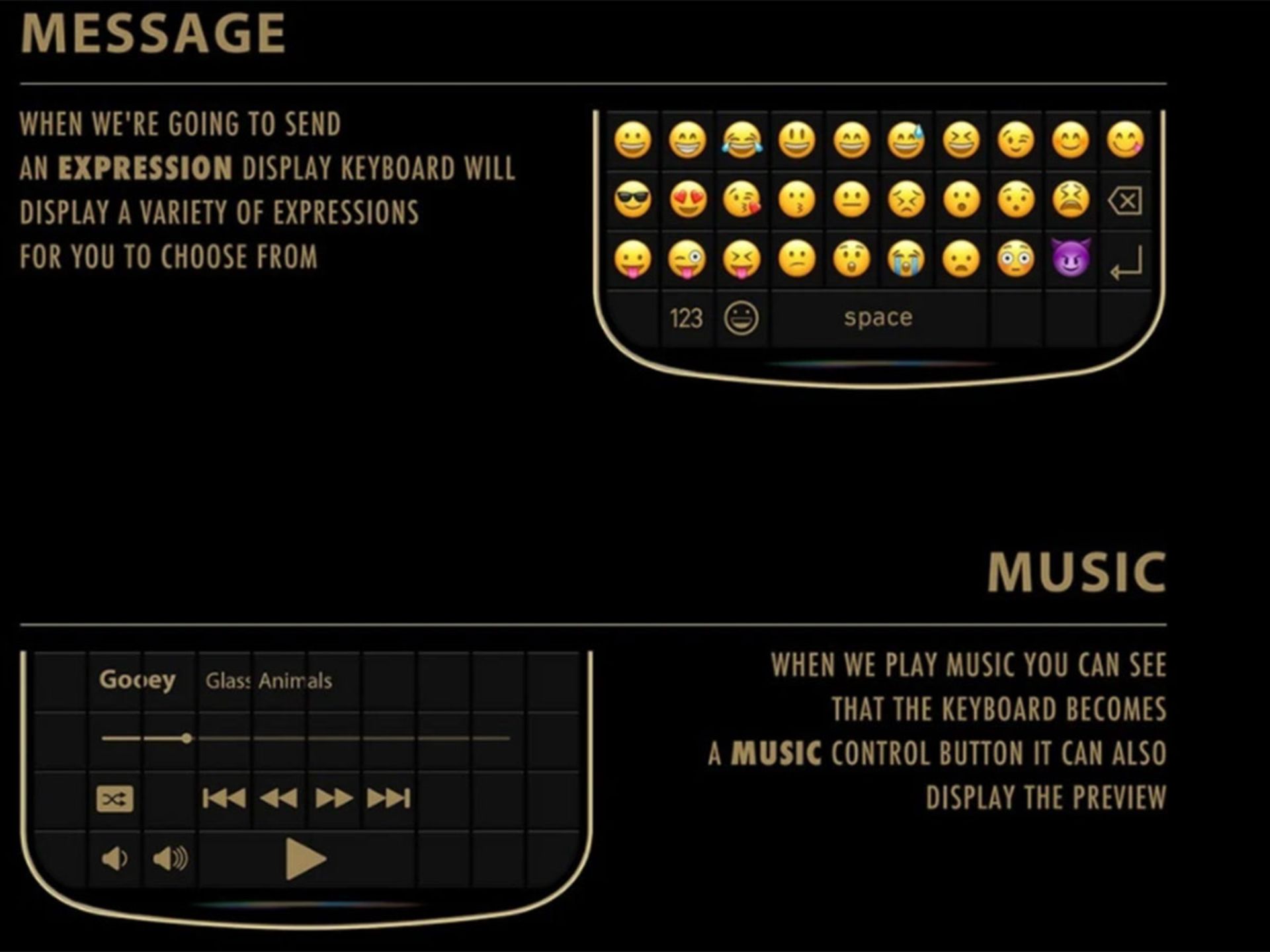 رندر مفهومی گوشی آینده بلک‌بری