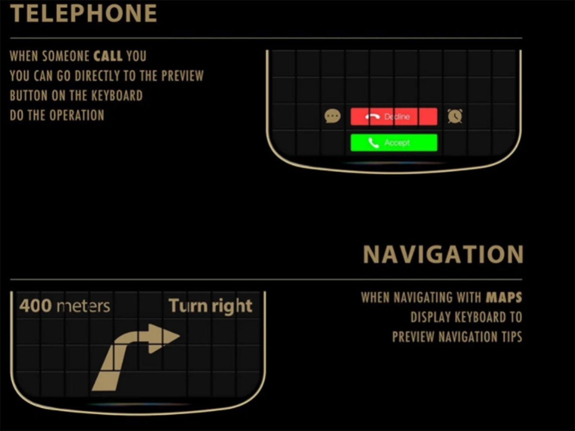 رندر مفهومی گوشی آینده بلک‌بری