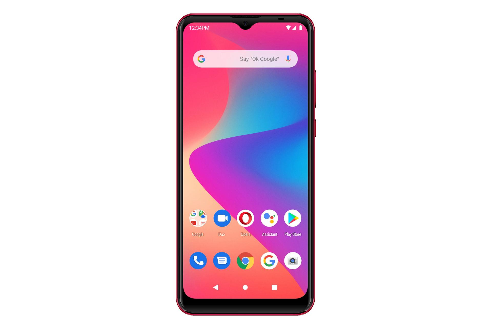 پنل جلو گوشی موبایل بلو جی 50 مگا BLU G50 Mega قرمز