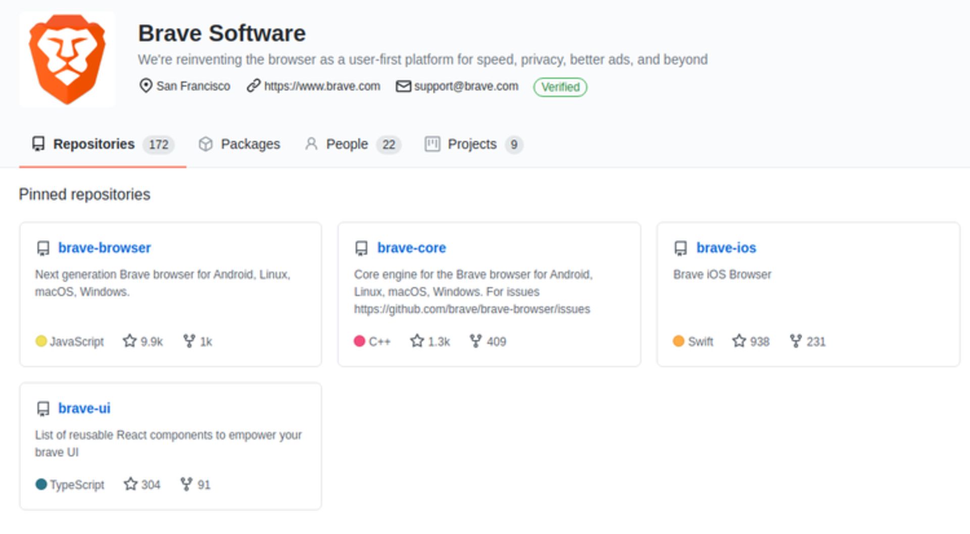 مرورگر متن باز بریو 