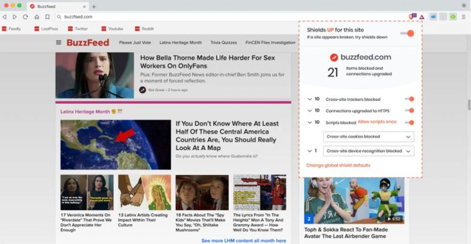 مرورگر مسدودکننده ردیاب بریو 