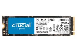 SSD کروشیال Crucial P2 NVMe M.2 500GB ظرفیت 500 گیگابایت