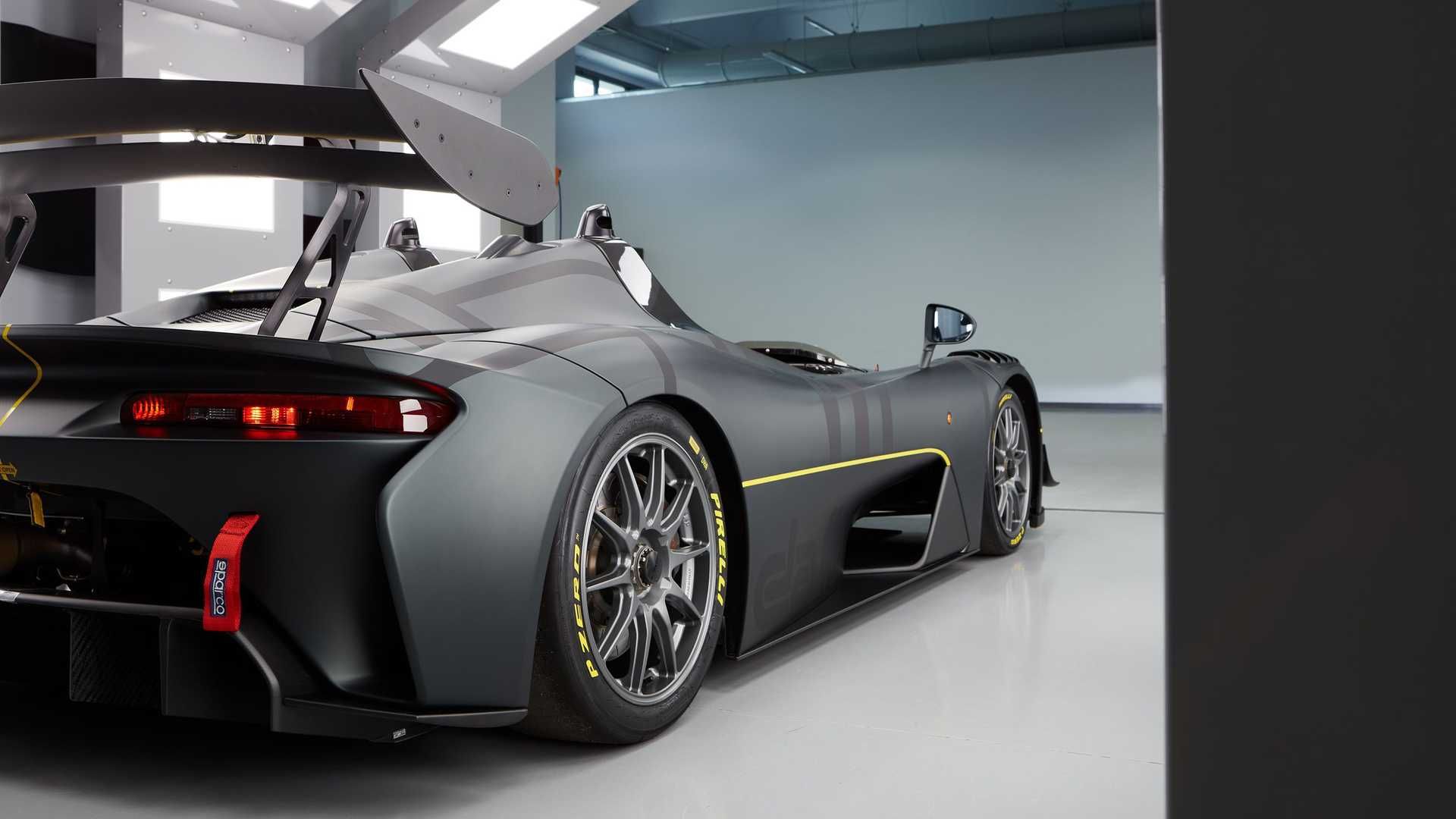 Dallara EXP  نمای عقب سوپراسپرت سبک وزن دلارا 
