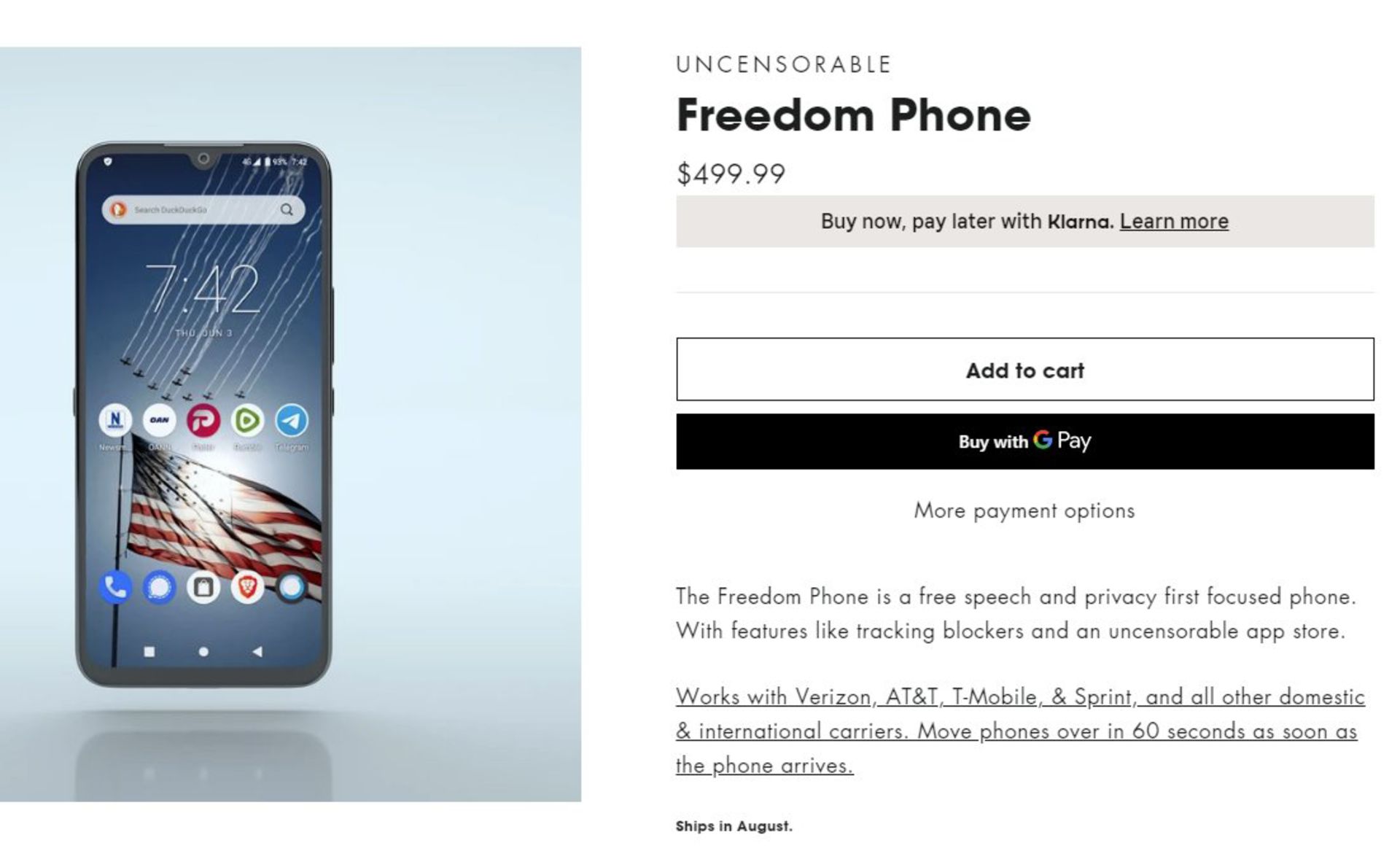 معرفی موبایل آزادی