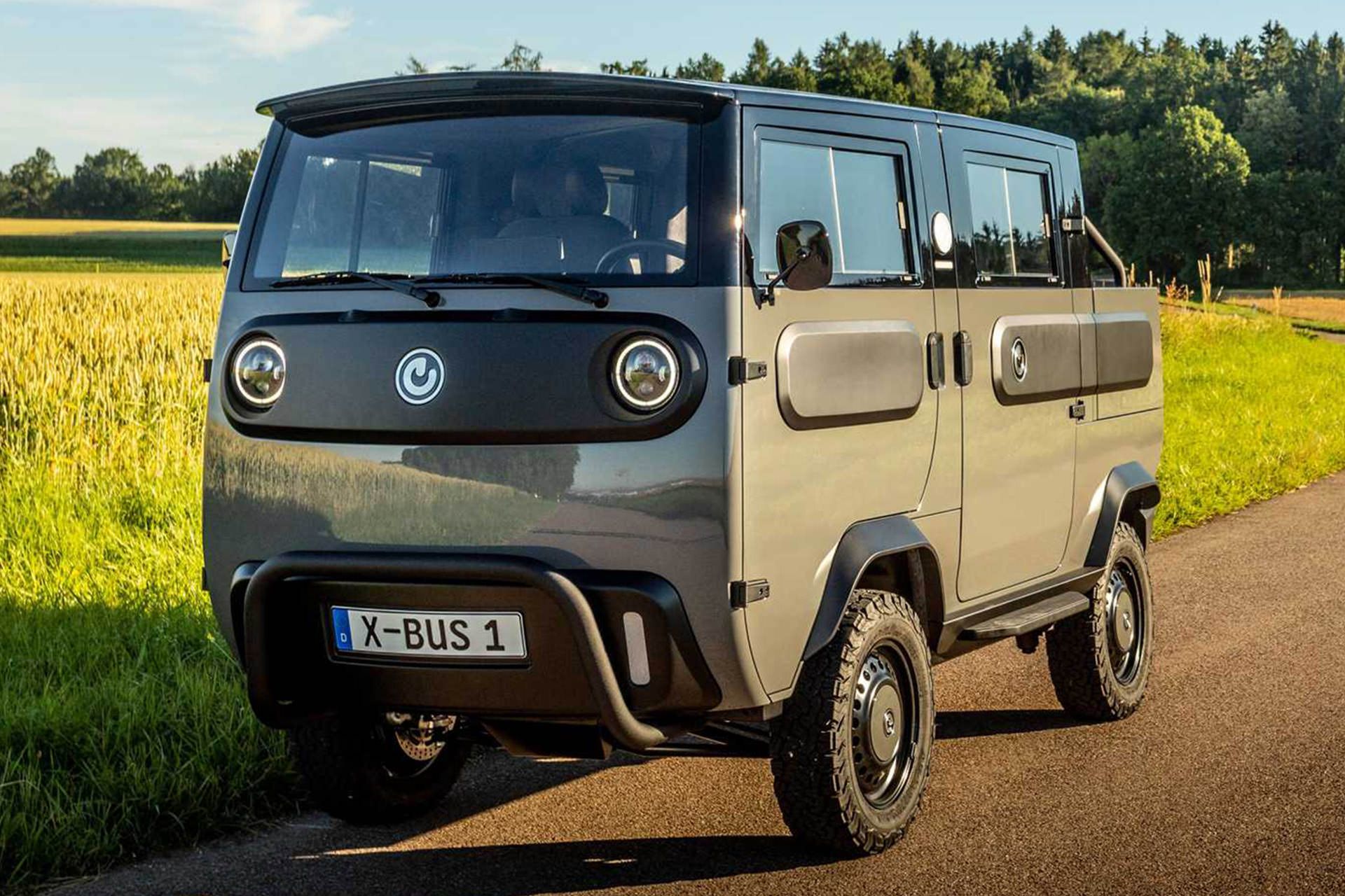 نسخه اتوبوس پلتفرم خودروی الکتریکی ایکس باس / Xbus electric vehicle