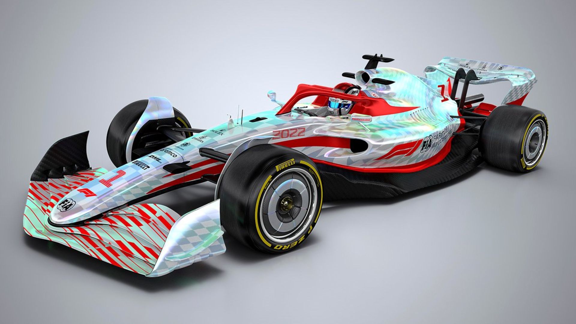 نمای اصلی خودرو فرمول یک formula one car 2022