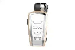 نمای روبرو هدست بی سیم هوکو HOCO E4 طلایی