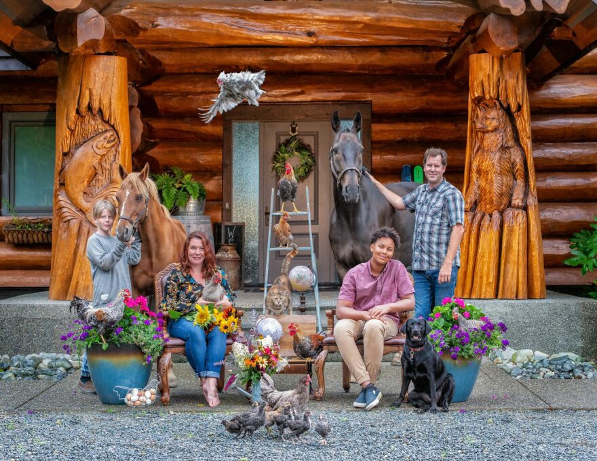 تاشا هال / حیوانات مزرعه / Farmily