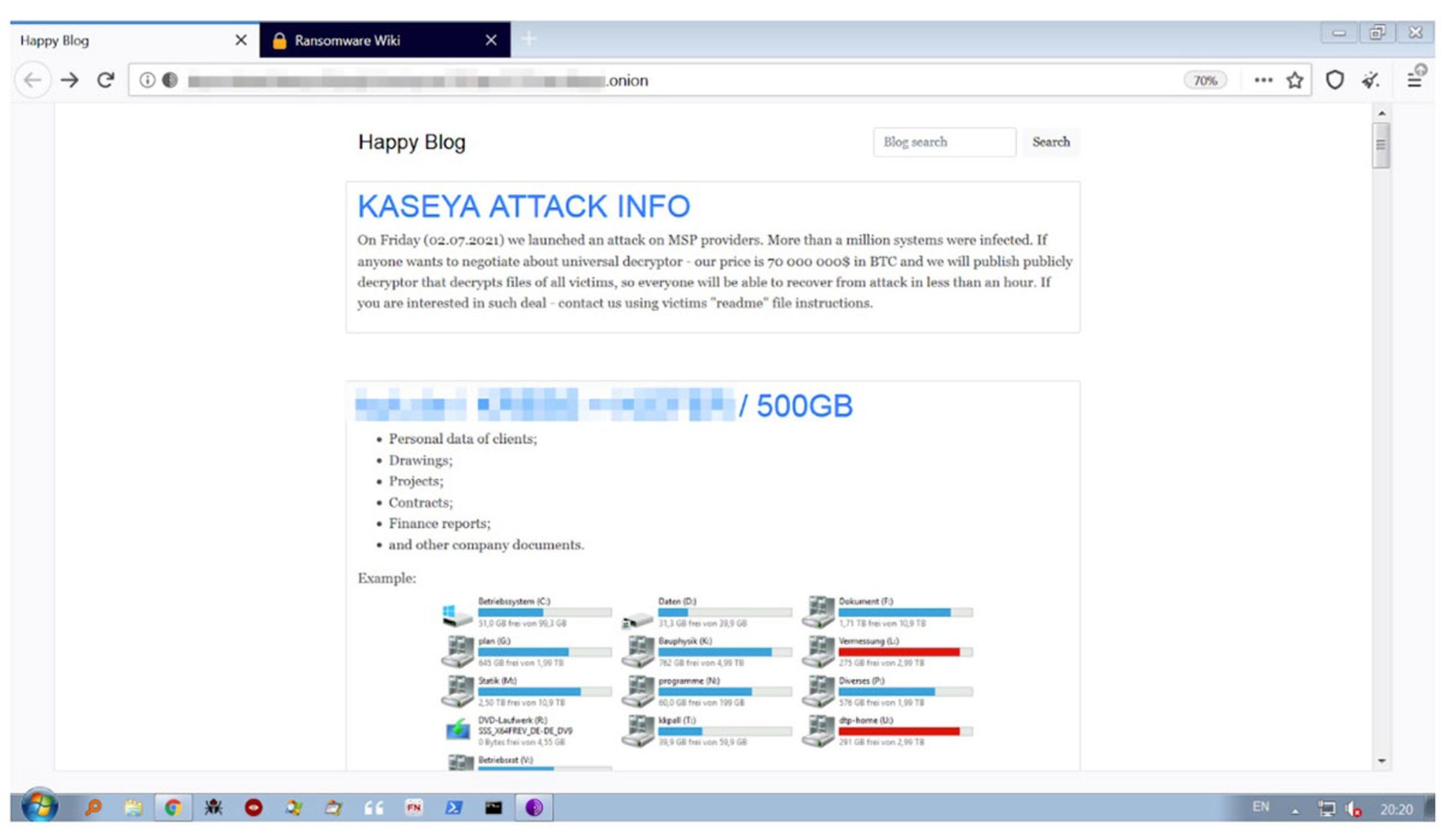 حمله زنجیره ای REvil