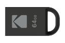 نمای روبرو Kodak Mini Metal K903 64GB / فلش مموری کداک مدل Mini Metal K903 ظرفیت 64 گیگابایت