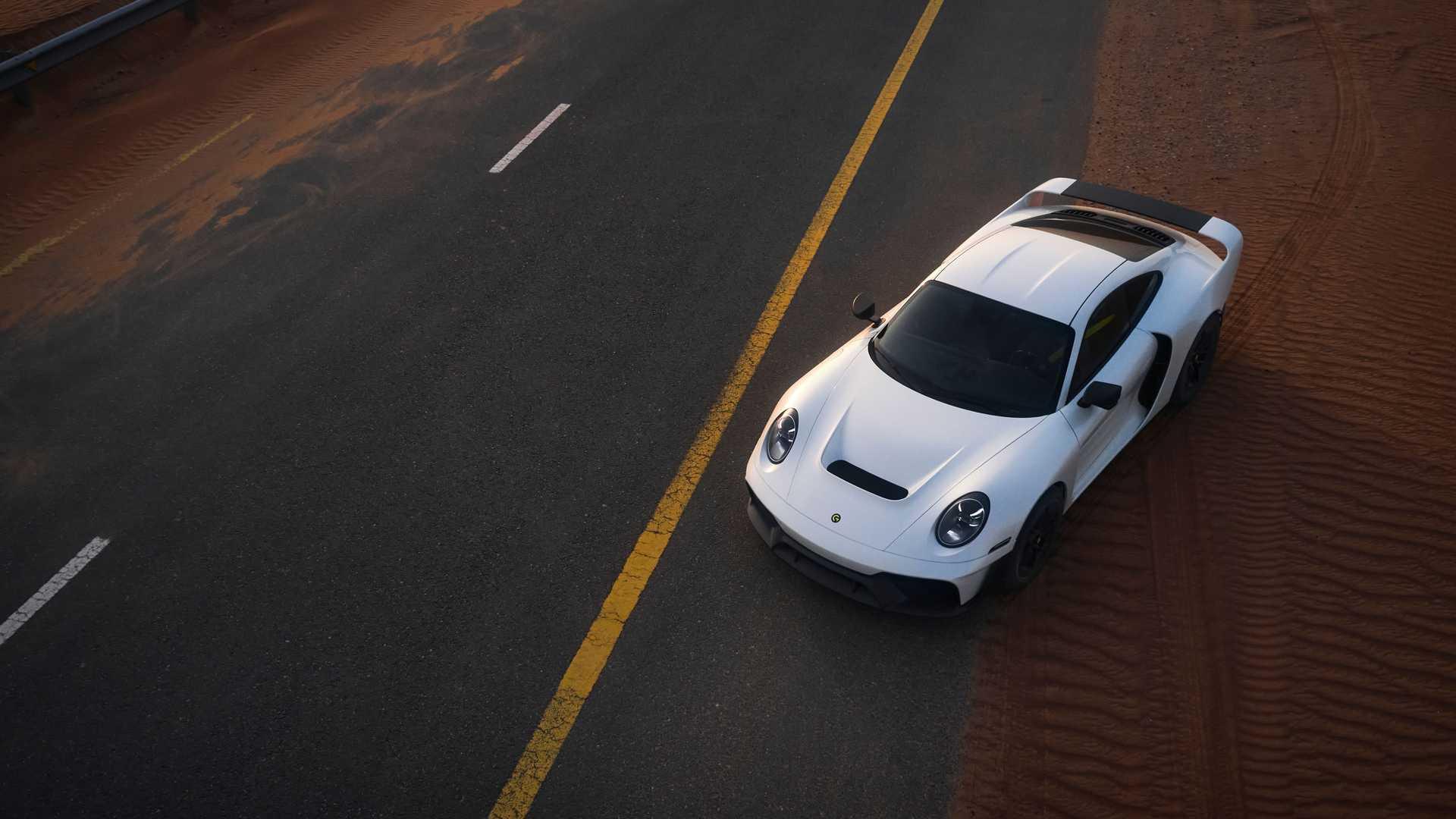 پورشه مارک فیلیپ گمبالا مرسین / Marc Philipp Gemballa Marsien Porsche در جاده