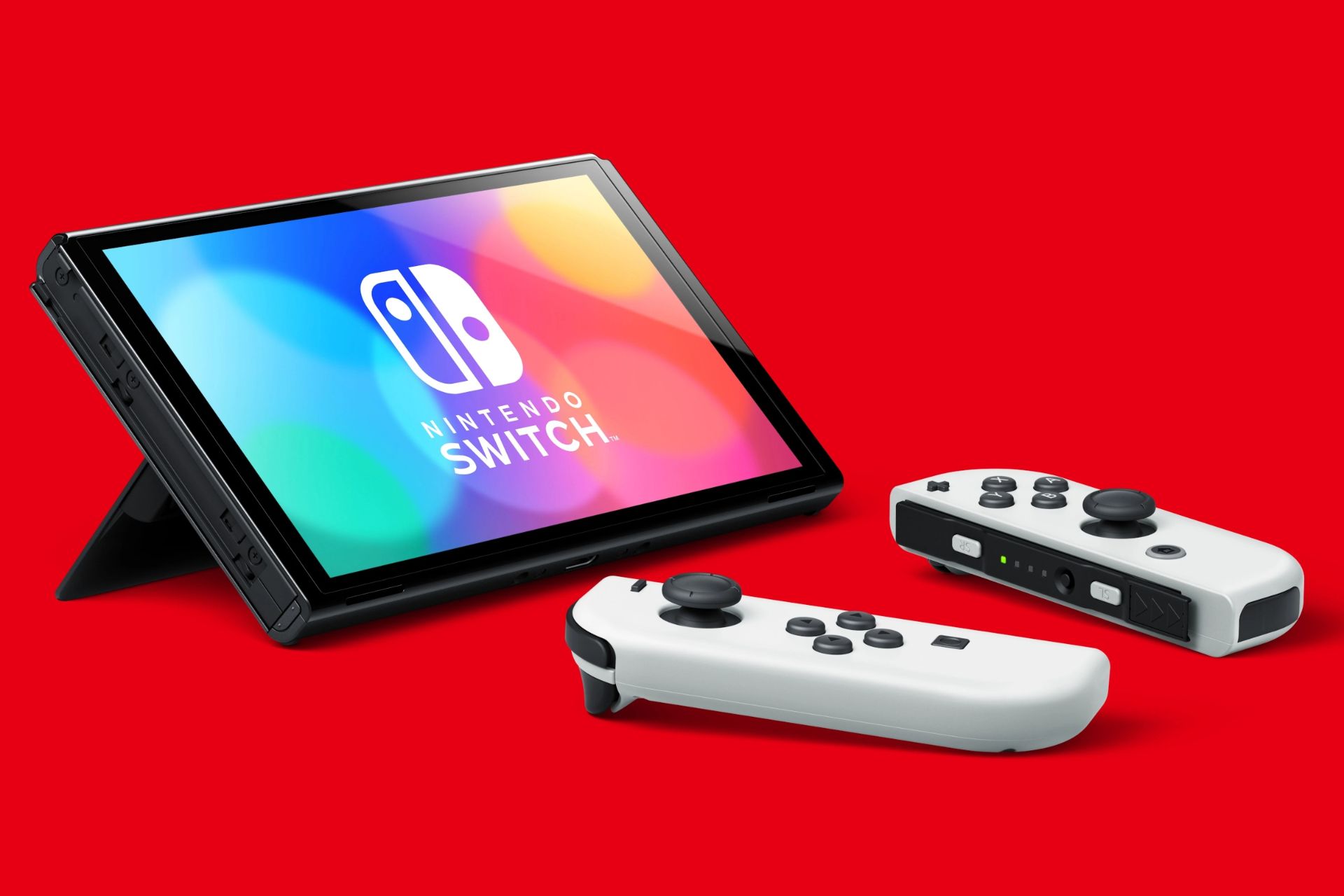 حالت رومیزی و جوی‌کان کنسول بازی نینتندو سوییچ اولد Nintendo Switch OLED