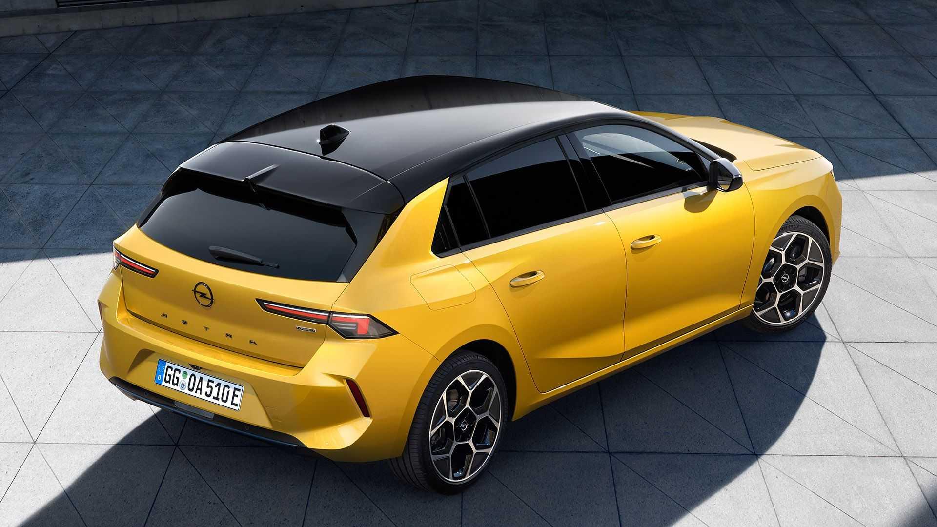 نمای سقف Opel Astra 2022 اوپل آسترا