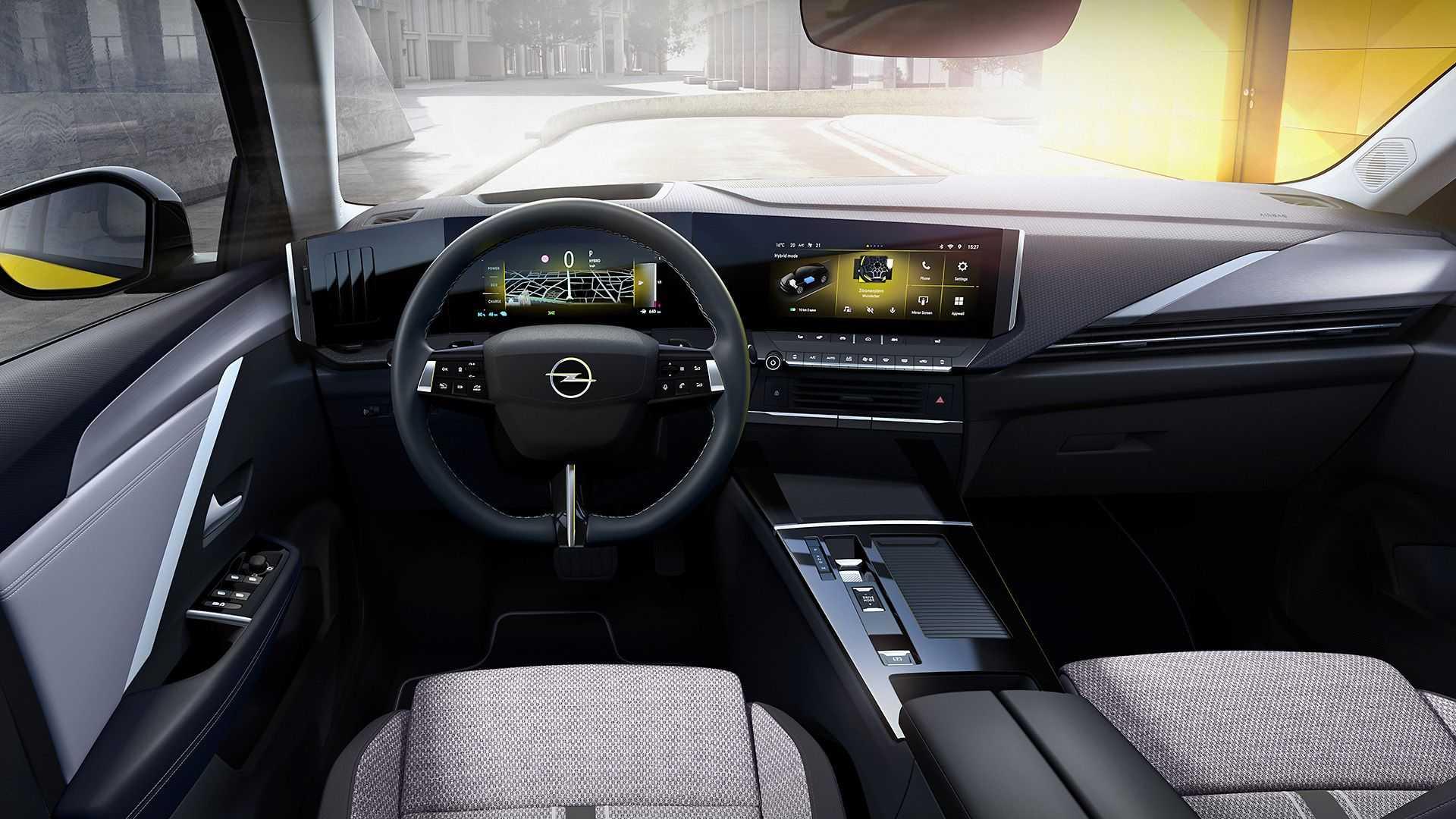 نمای داخلی  Opel Astra 2022 اوپل آسترا