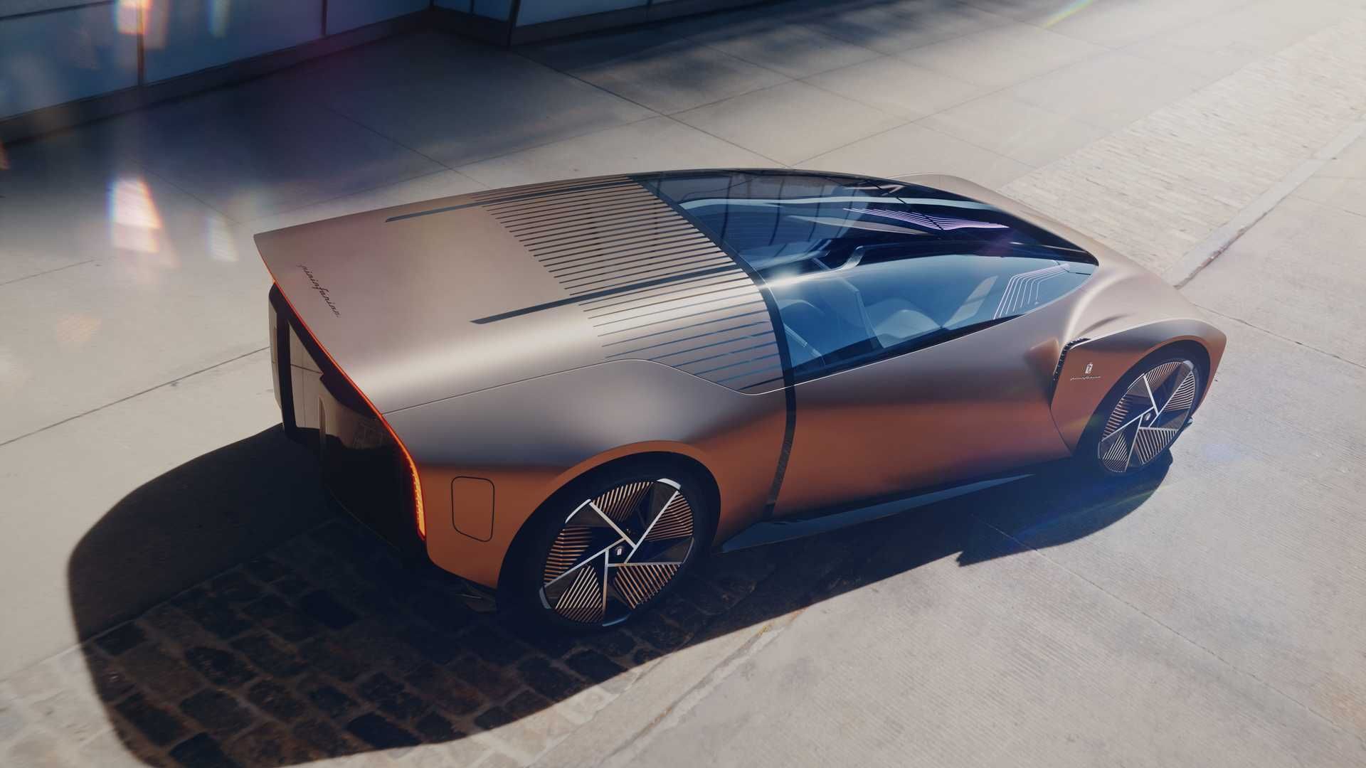 شیشه جلو و سقف خودروی مفهومی پینین فارینا تئوریما / Pininfarina Teorema Concept 