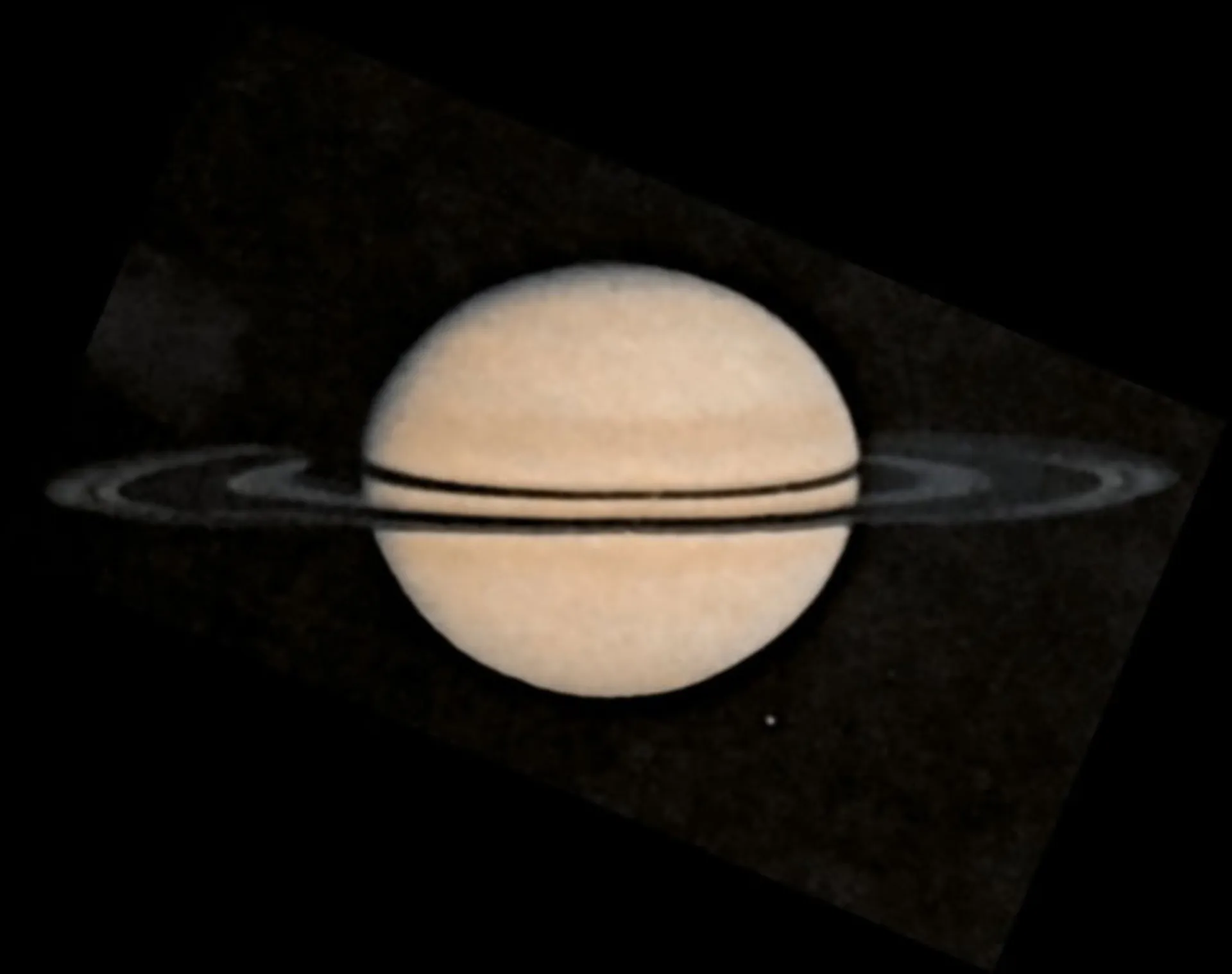 Pioneer image of Saturn