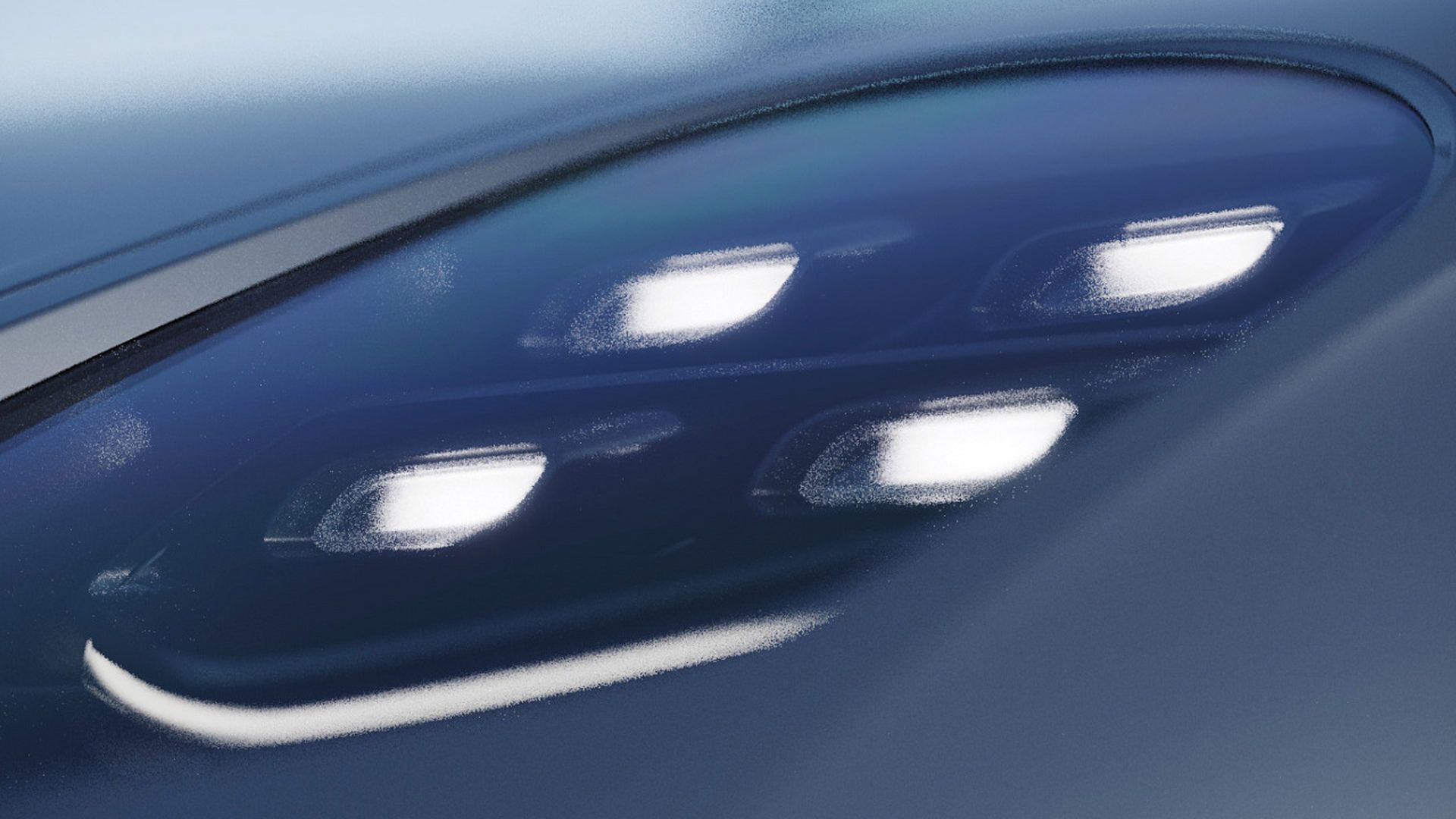 طرح چراغ جلو پورشه 928 برقی / Porsche 928 Coupe