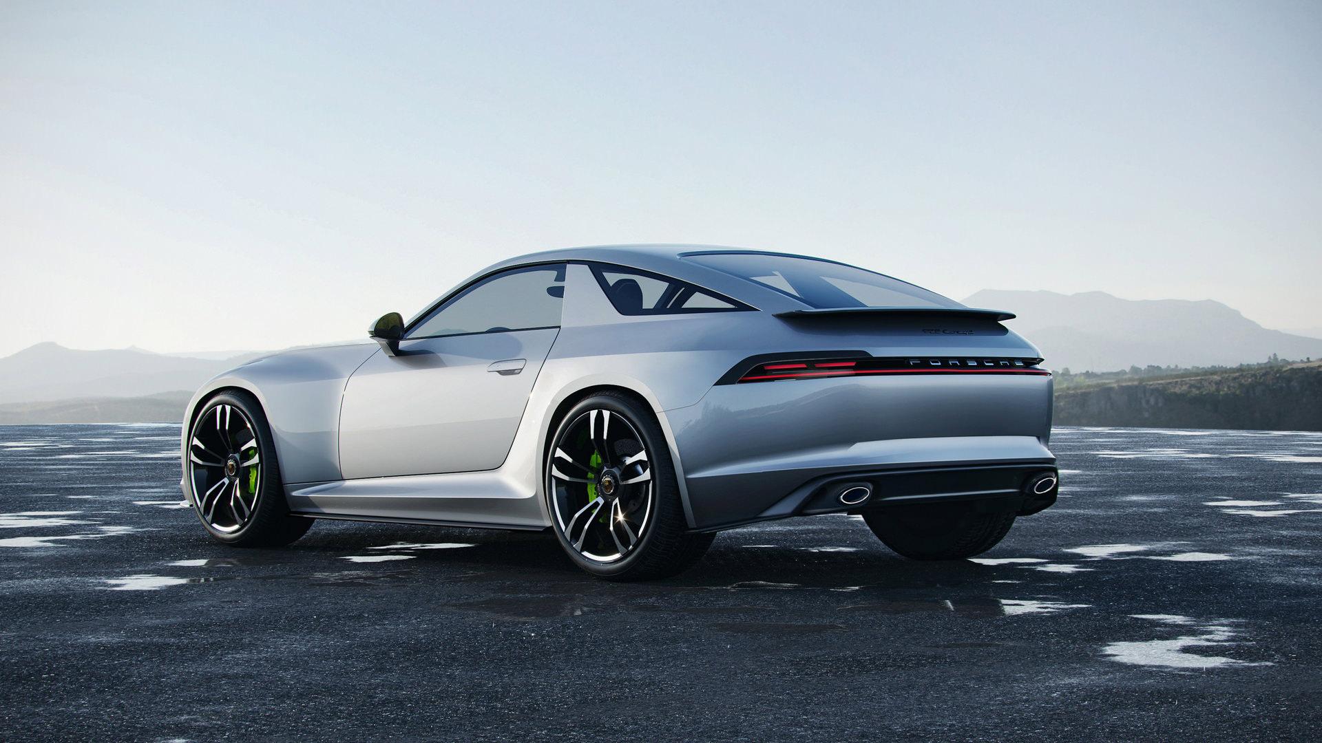 نمای سه چهارم عقب پورشه 928 برقی / Porsche 928 Coupe