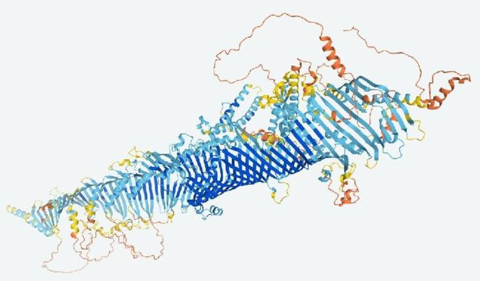 پروتئین پیش بینی شده توسط هوش مصنوعی
