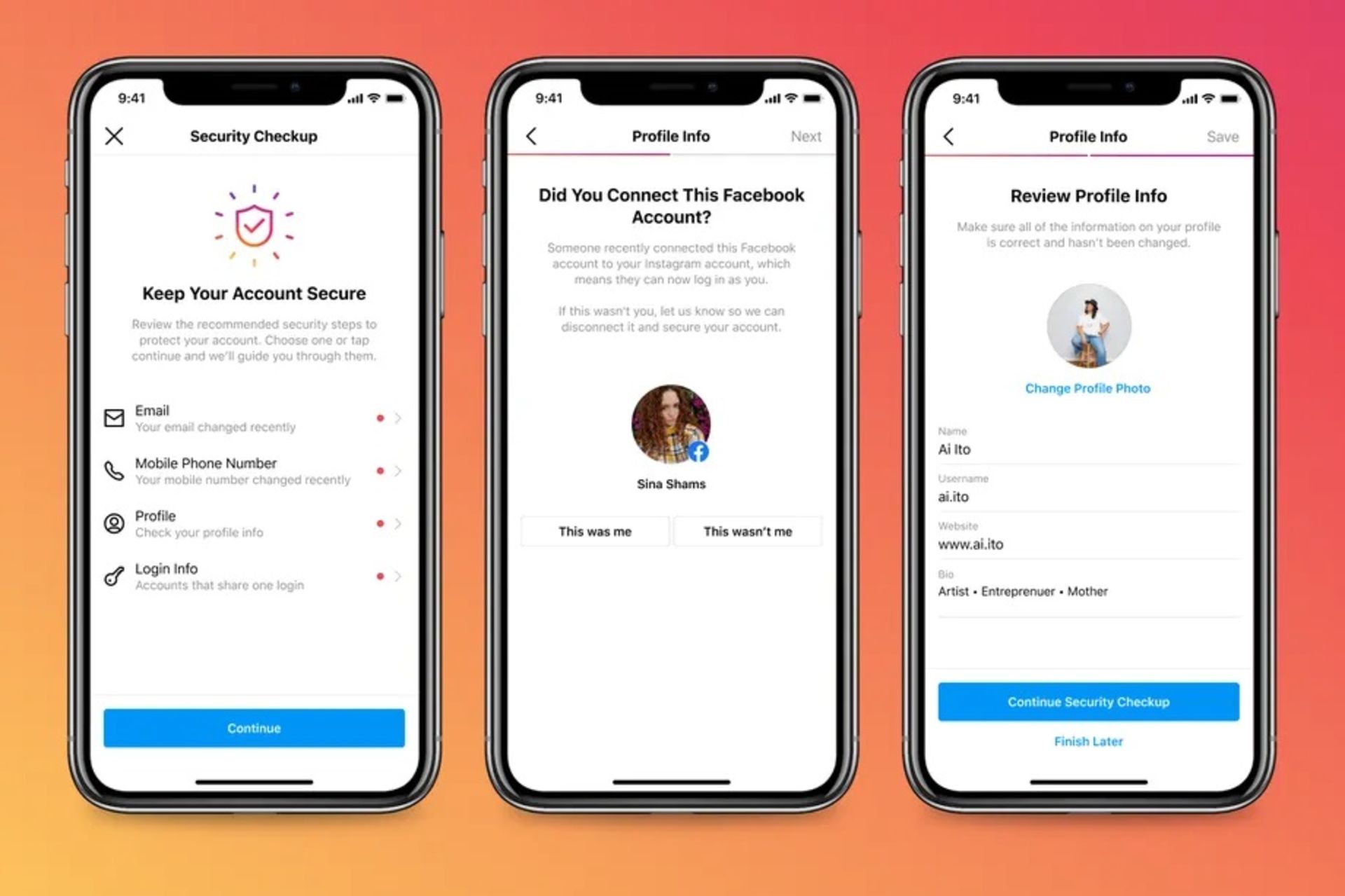 ویژگی امنیتی جدید اینستاگرام