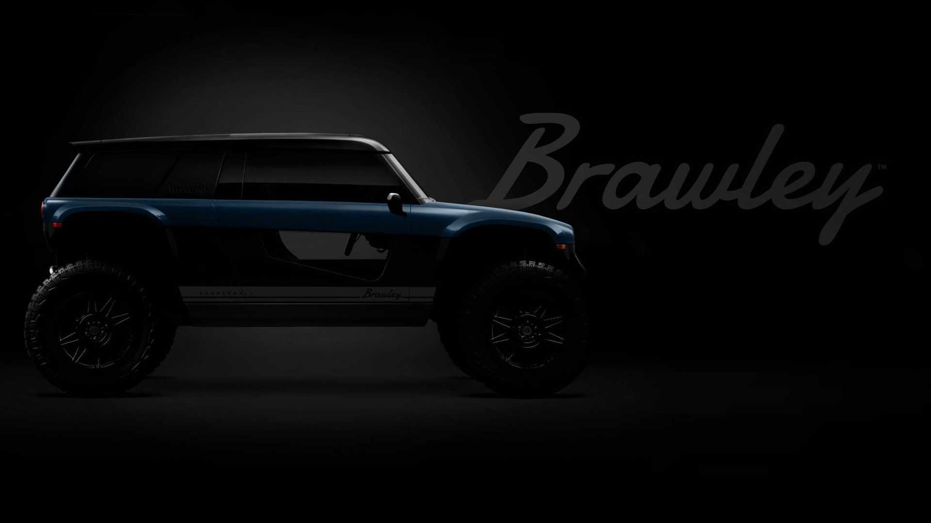 نمای جانبی شاسی بلند برقی واندرهال برولی / Vanderhall Brawley EV Off-Roader