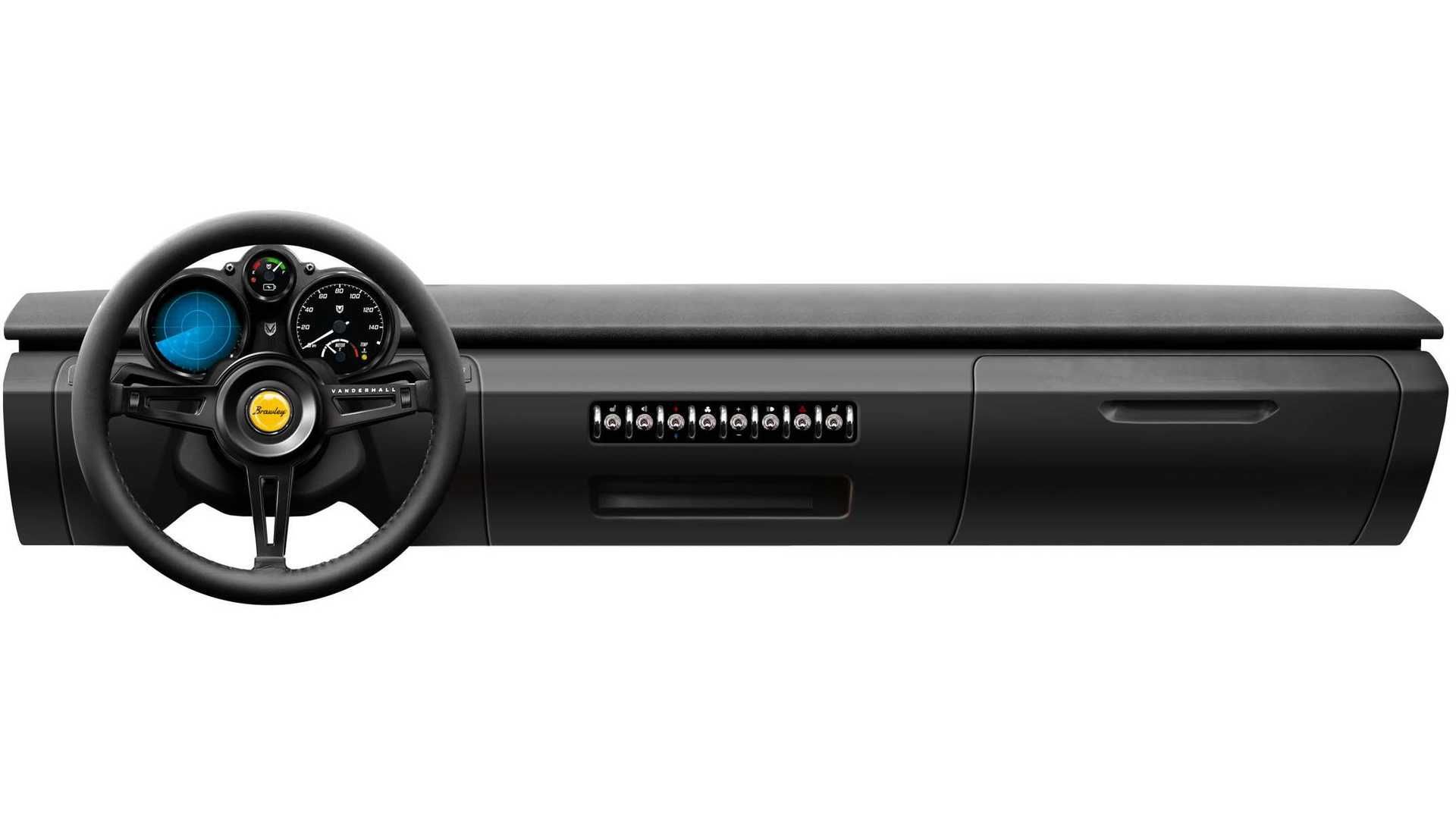 داشبورد و فرمان شاسی بلند برقی واندرهال برولی / Vanderhall Brawley EV Off-Roader
