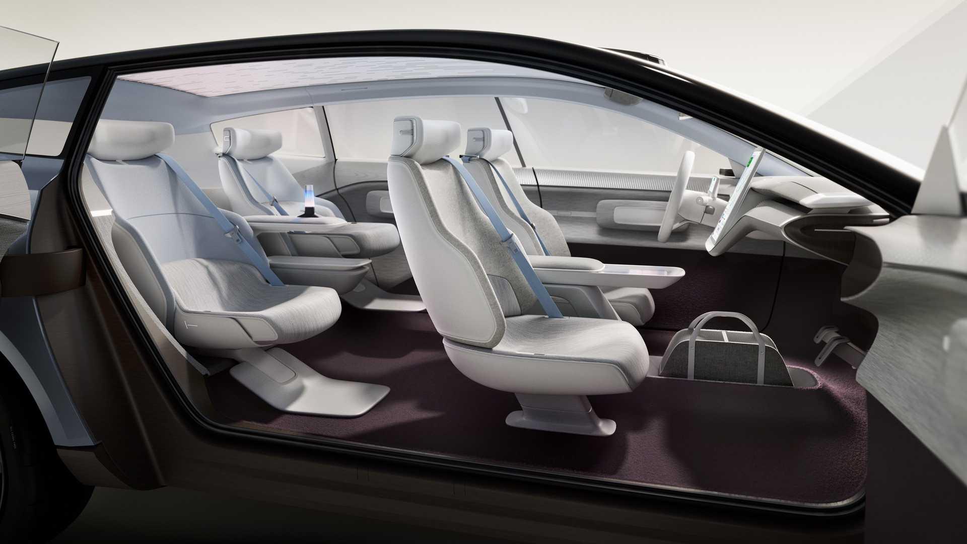 VOLVO Concept Recharge نمای صندلی مدل مفهومی ولوو