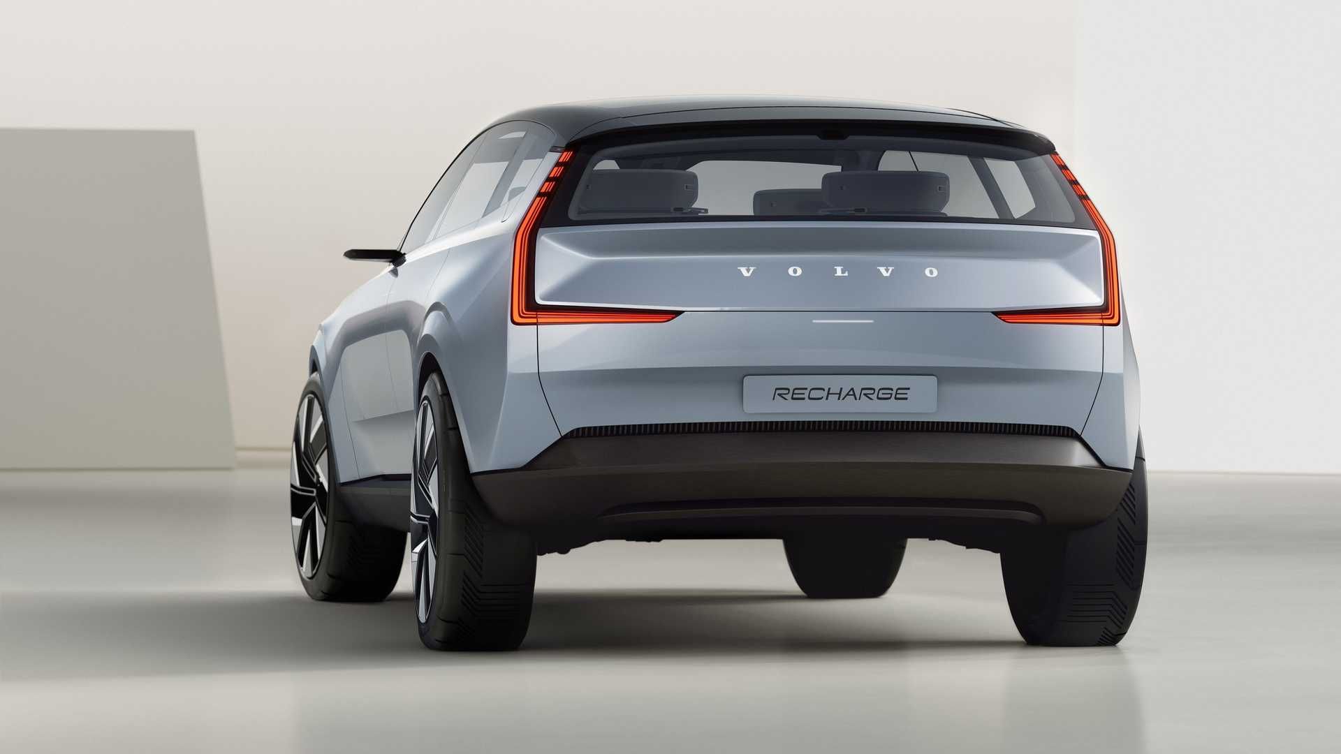 VOLVO Concept Recharge نمای پشت مدل مفهومی ولوو