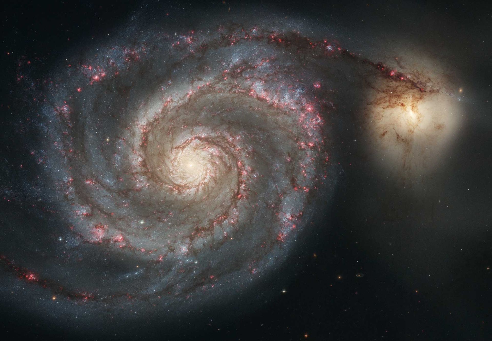 مرجع متخصصين ايران كهكشان گرداب (Whirlpool galaxy)