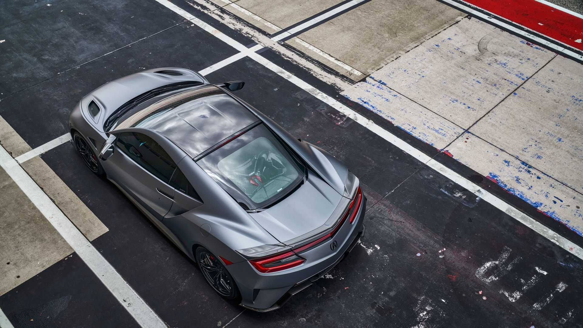 Acura NSX Type S آکورا تایپ اس نمای بالا