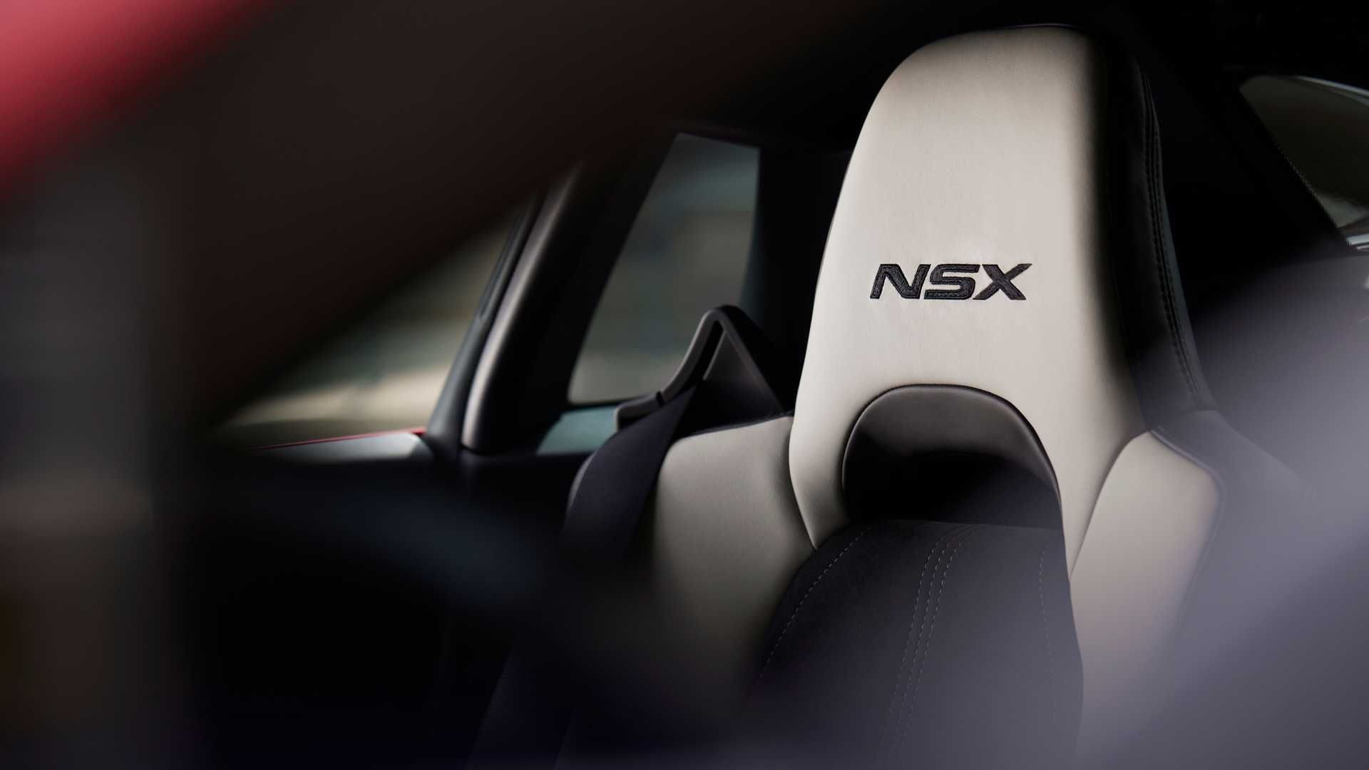 Acura NSX Type S آکورا تایپ اس نمای صندلی