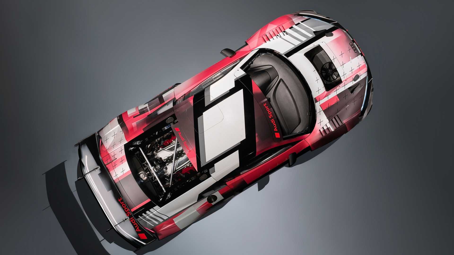 نمای بالا آئودی آر 8 ال ام اس جی تی 3 ایوو 2 / 2022 Audi R8 LMS GT3 Evo II