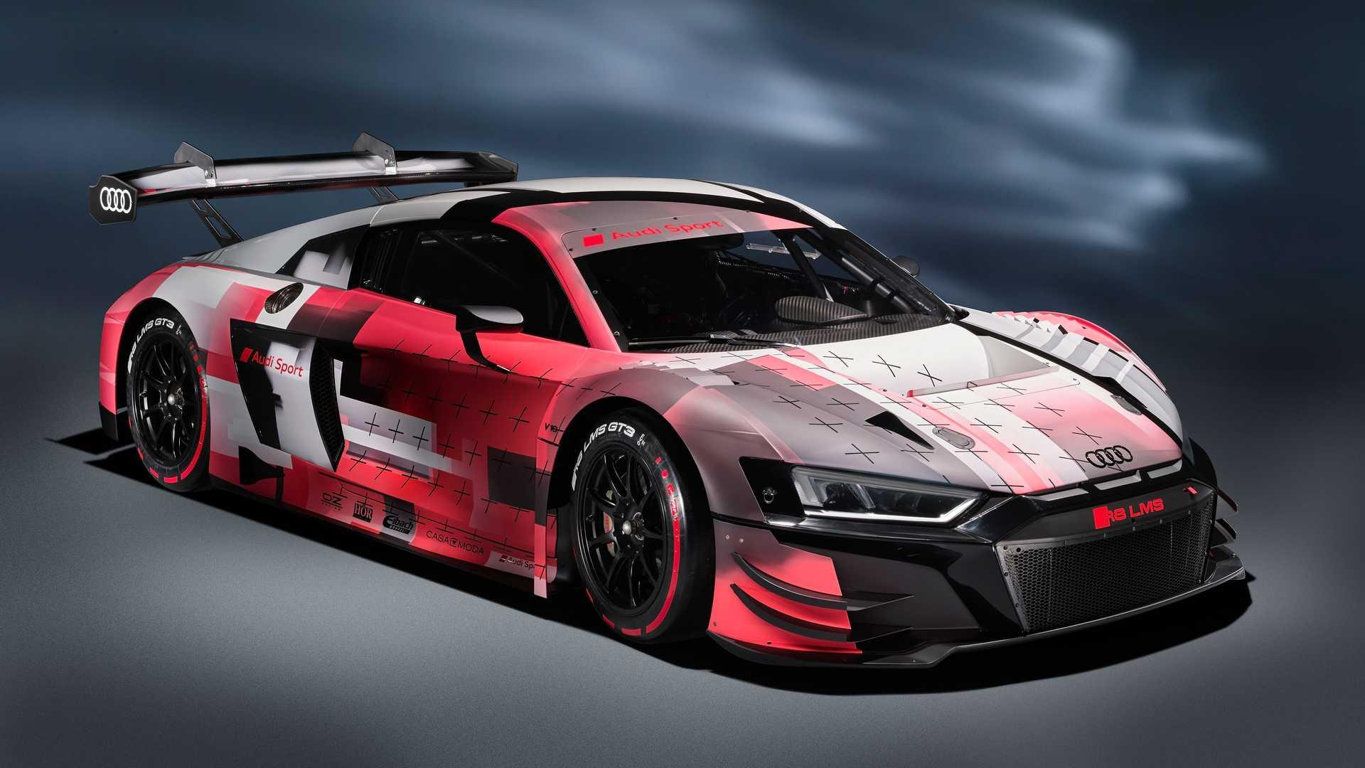 نمای سه چهارم آئودی آر 8 ال ام اس جی تی 3 ایوو 2 / 2022 Audi R8 LMS GT3 Evo II