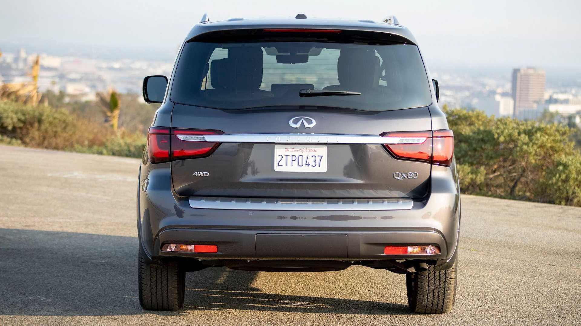 نمای عقب - مدل ۲۰۲۲ اینفینیتی QX80