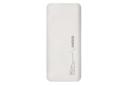 پشت پاور بانک اککیو Akekio U5 10000mAh با ظرفیت 10000 میلی‌آمپر ساعت سفید