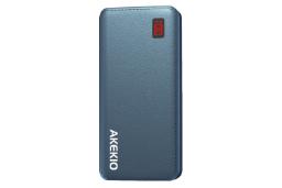 پاور بانک اککیو Akekio V1 Plus 16000mAh با ظرفیت 16000 میلی‌آمپر ساعت آبی