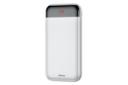 نمای راست پاور بانک باسئوس Baseus Mini Cu Digital Display 20000mAh با ظرفیت 20000 میلی‌آمپر سفید