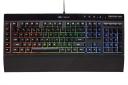نمای روبرو تکیه گاه مچ دست کیبورد کورسیر Corsair K55 RGB