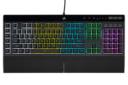 نمای روبرو تکیه گاه مچ دست کیبورد کورسیر Corsair K55 RGB PRO