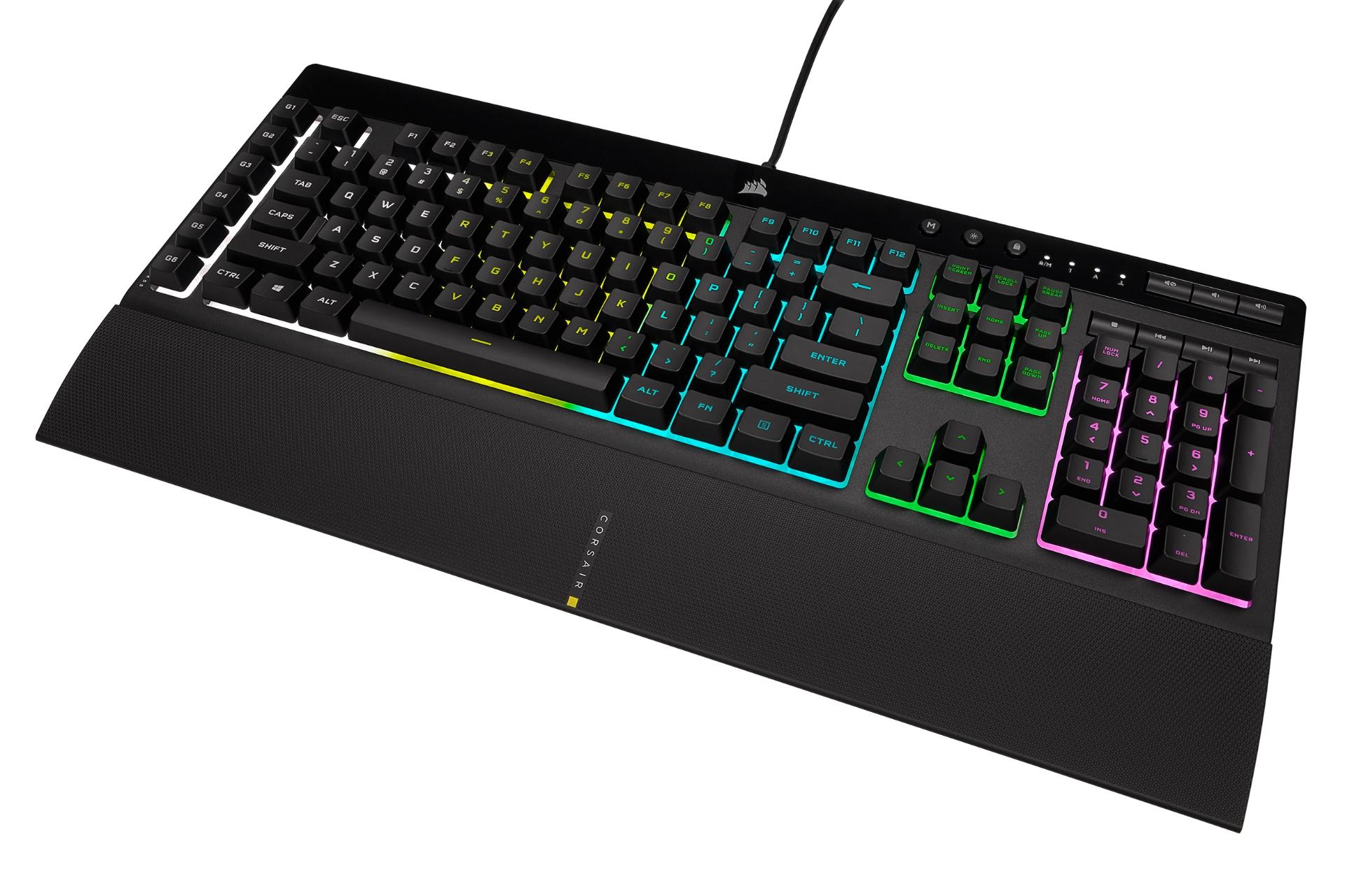 نمای راست کیبورد کورسیر Corsair K55 RGB PRO