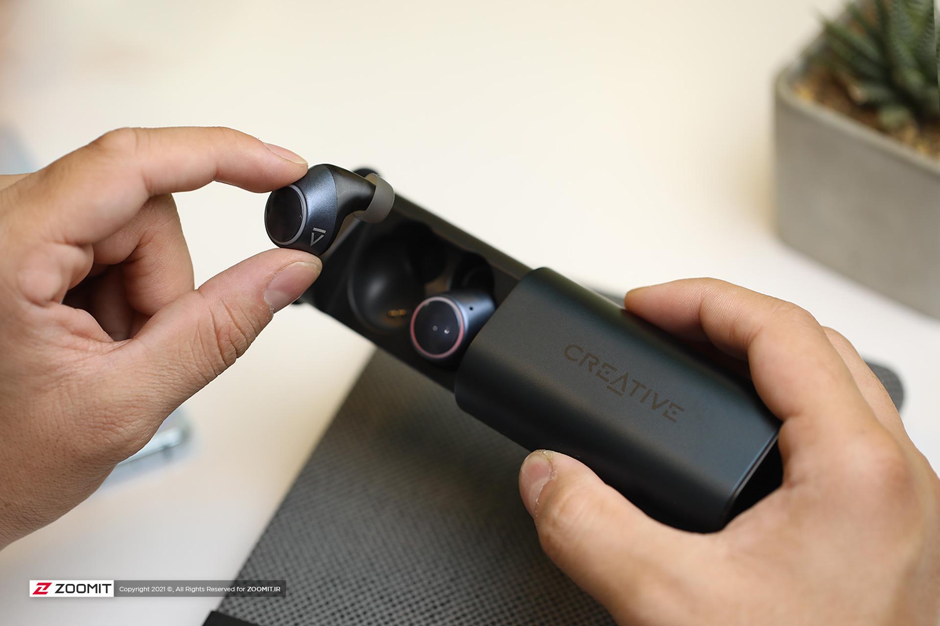 کیس شارژر هدفون کریتیو outlier air v2