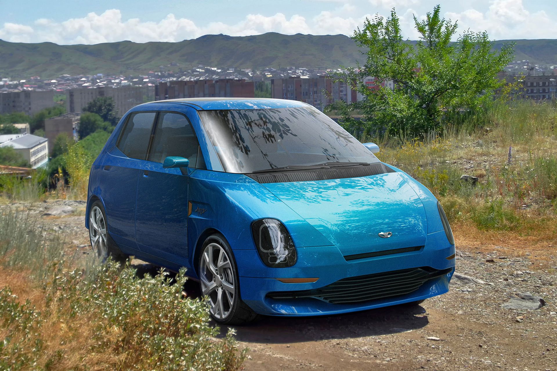 رندر دوو ماتیز جدید / Daewoo Matiz 2021 render