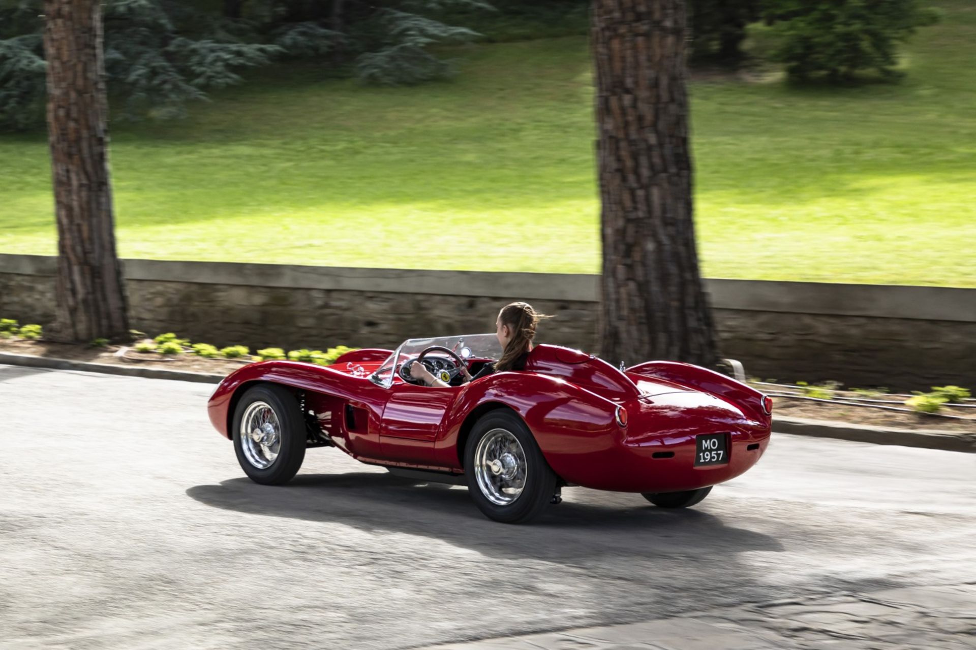 Ferrari Testa Rossa J/ نمای عقب