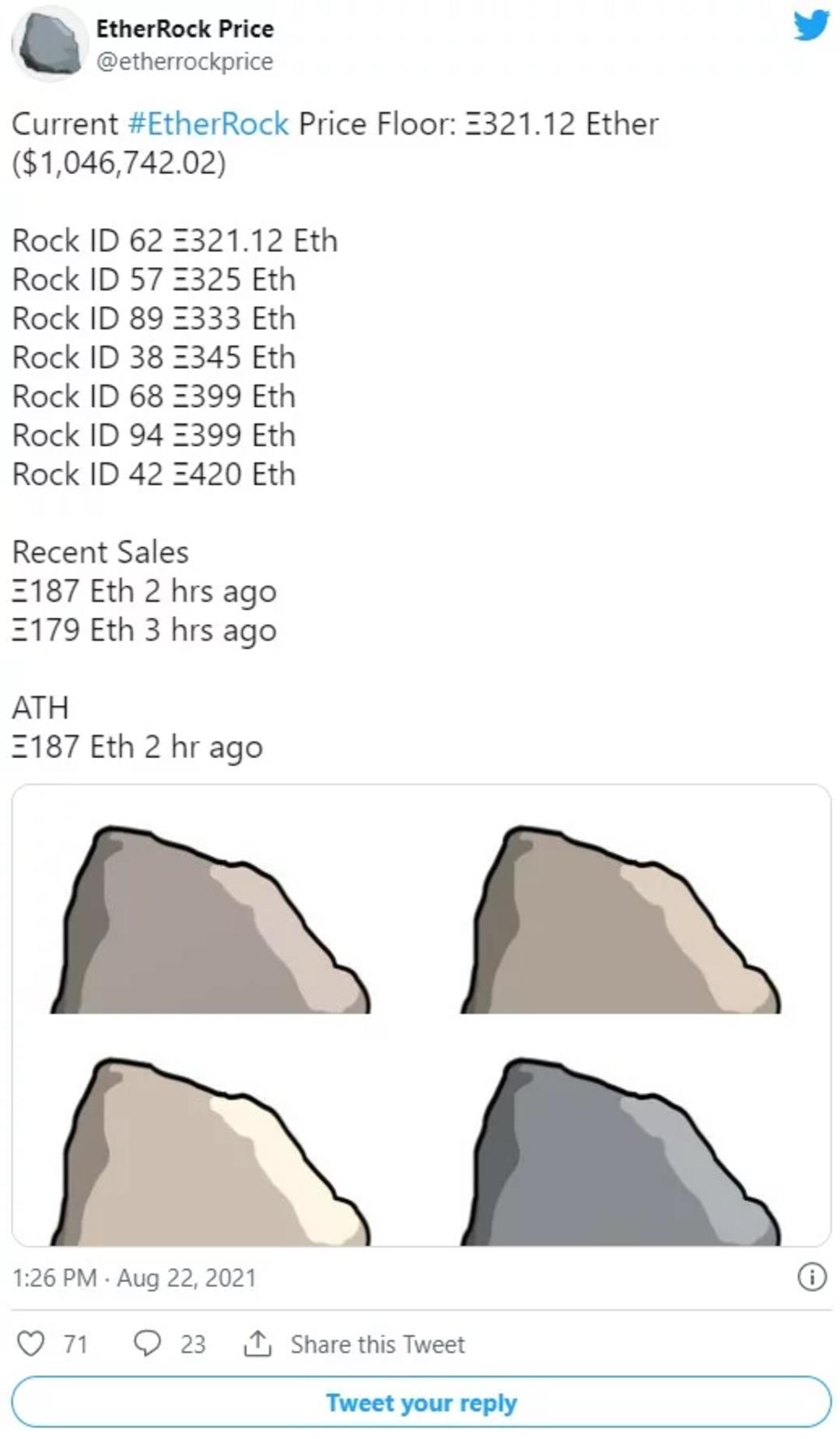 ethereumrockprices