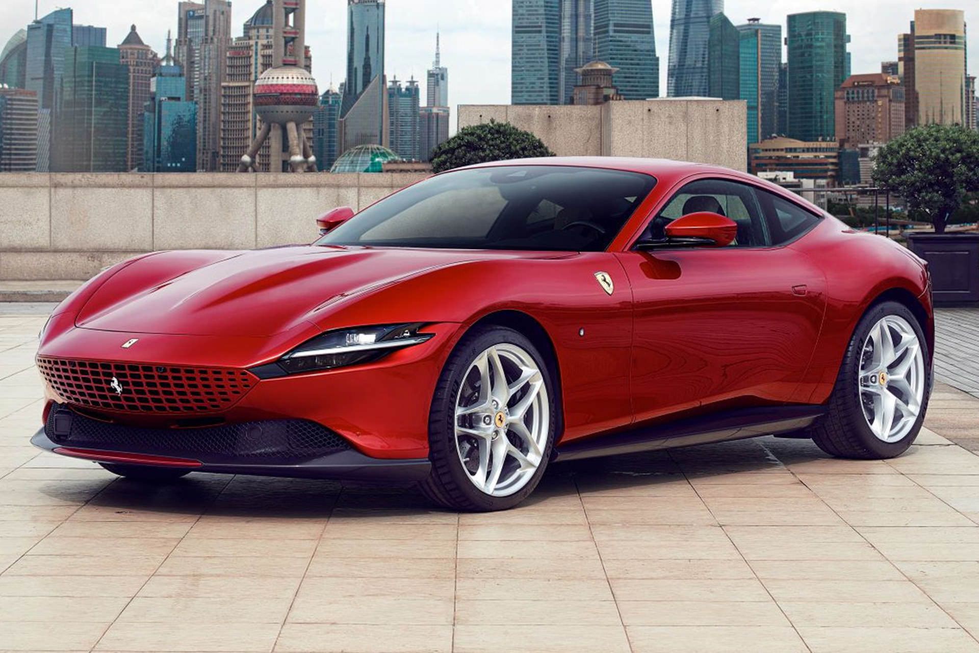 فراری روما / Ferrari Roma در نمایشگاه شانگهای 