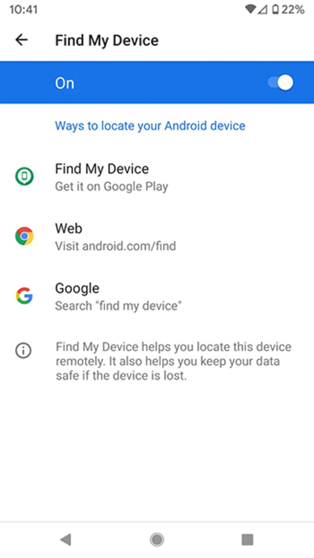 FIND YOUR PHONE اپلیکیشن