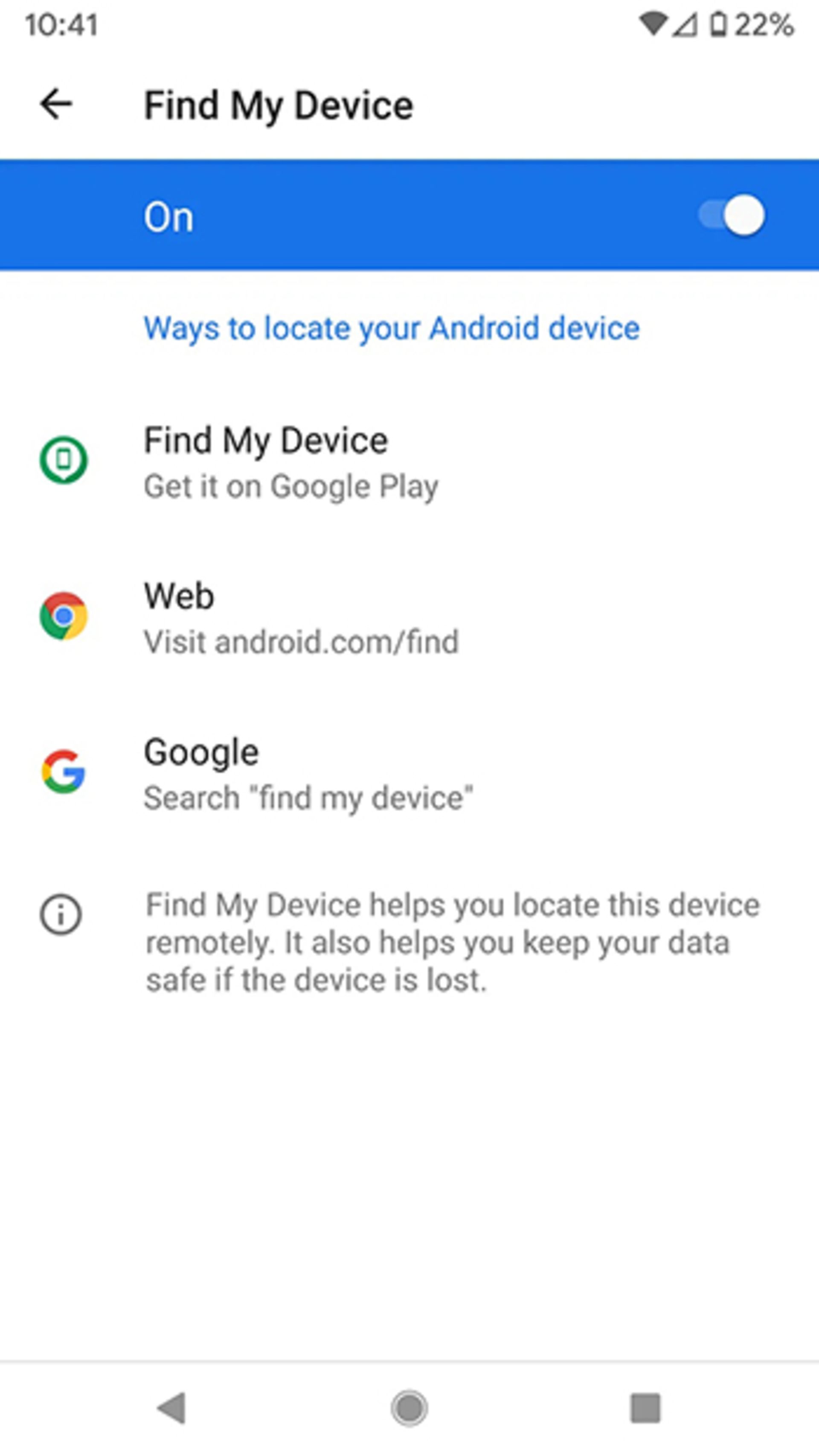 FIND YOUR PHONE اپلیکیشن