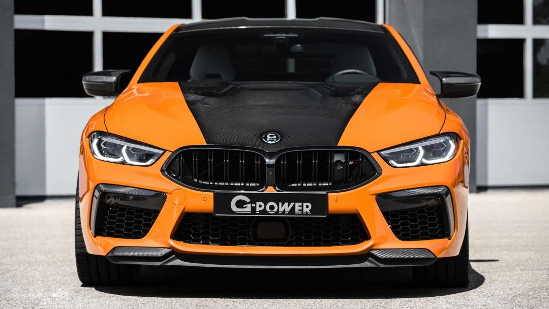 نمای جلو بی ام و ام 8 اف 92 تیونینگ جی پاور / G-Power BMW M8